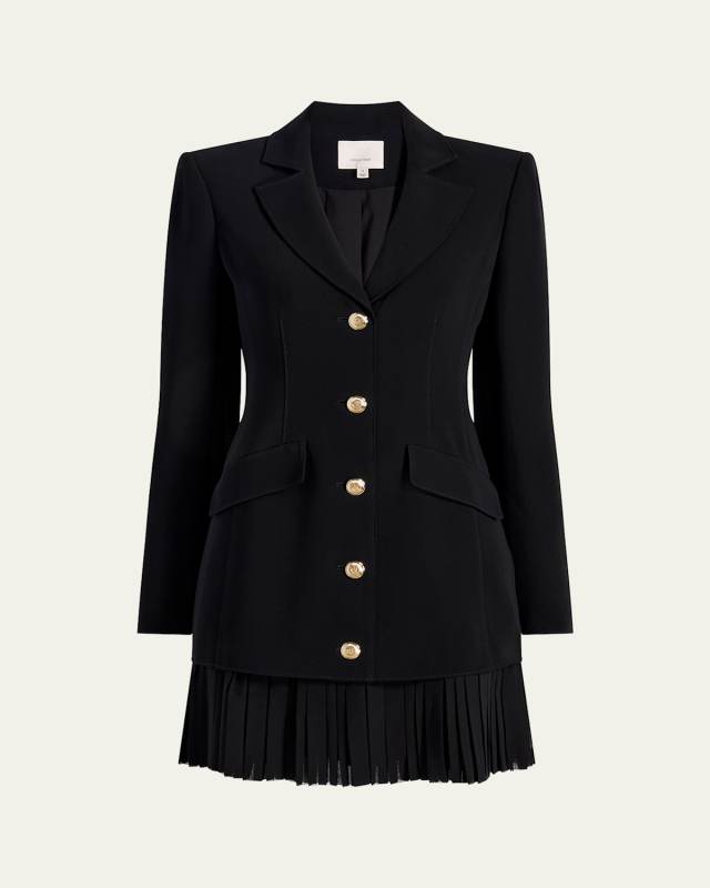 Regan Long-Sleeve Mini Dress